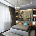 Niche in the bedroom with 11 square meters. m