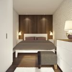 Brown and white bedroom decor